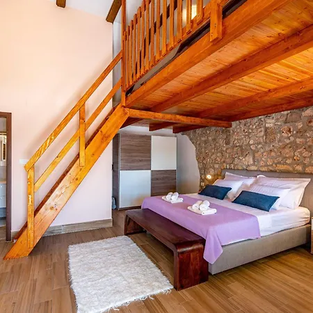 My Dalmatia - Authentic Stone House Momo With Private Infinity Pool Semesterbostad *